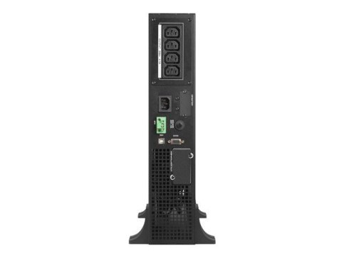 Zasilacz awaryjny UPS On-Line rack 1000VA 4 x IEC C13 USB-B LCD metalowa obudowa Zasilacz awaryjny UPS On-Line rack 1000VA 4 x IEC C13 USB-B LCD metalowa obudowa