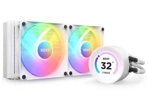 Chłodzenie wodne Kraken Elite 240 RGB LCD Białe Chłodzenie wodne Kraken Elite 240 RGB LCD Białe