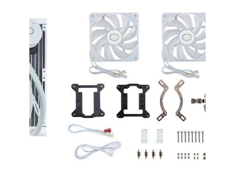 Chłodzenie wodne MasterLiquid 240L Core ARGB Białe Chłodzenie wodne MasterLiquid 240L Core ARGB Białe