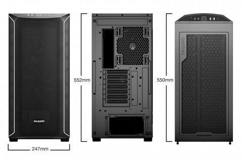 Obudowa Shadow Base 800 DX BGW61 Czarna Obudowa Shadow Base 800 DX BGW61 Czarna