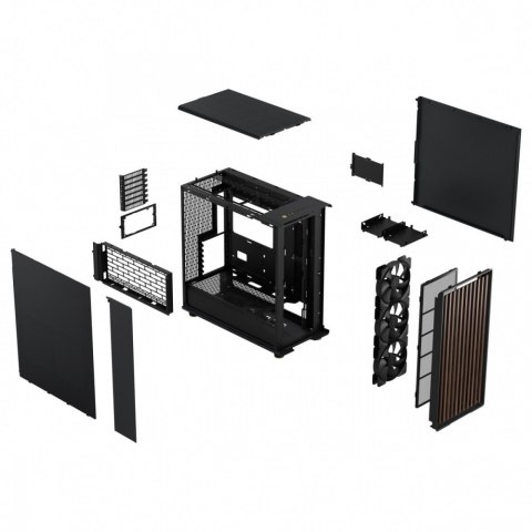 Obudowa North XL Charcoal Black Obudowa North XL Charcoal Black