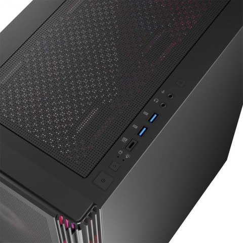 Obudowa komputerowa MISTRAL ARGB FLOW MIDI USB 3.0x2 Czarna Obudowa komputerowa MISTRAL ARGB FLOW MIDI USB 3.0x2 Czarna