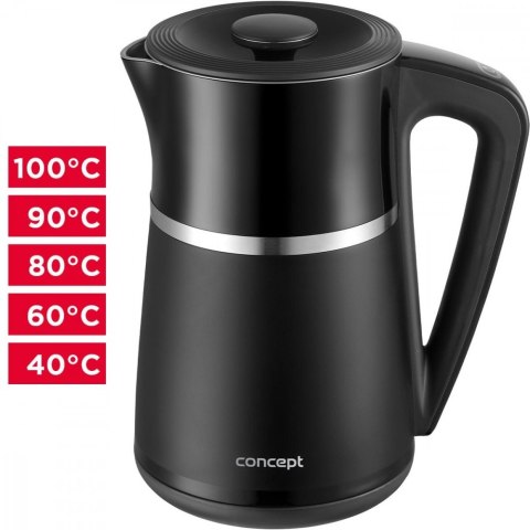 Czajnik elektryczny double wall z termoregulacją 1,7l RK3100 Czajnik elektryczny double wall z termoregulacją 1,7l RK3100