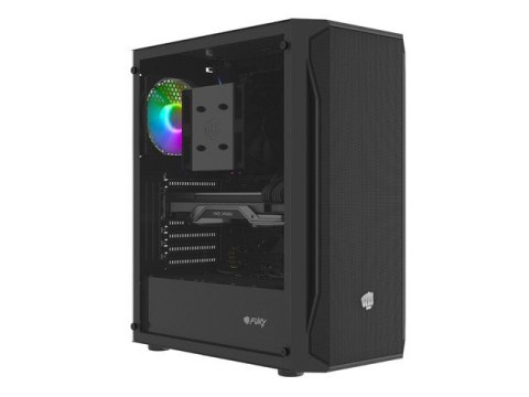 Obudowa Fury Shobo SH4 RGB Midi Tower z oknem Czarna Obudowa Fury Shobo SH4 RGB Midi Tower z oknem Czarna