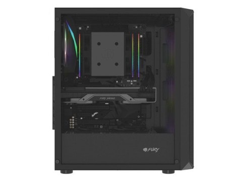 Obudowa Fury Shobo SH4F RGB Midi Tower z oknem Czarna Obudowa Fury Shobo SH4F RGB Midi Tower z oknem Czarna