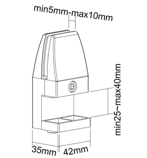 Zestaw zacisków NS-CLMP40WHITE Zestaw zacisków NS-CLMP40WHITE