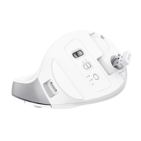 Mysz ergonomiczna BAYO+ Bezprzewodowa Biała Mysz ergonomiczna BAYO+ Bezprzewodowa Biała