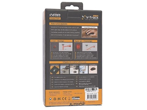Mysz V-TRACK G9-500F-1 Black RF NANO Mysz V-TRACK G9-500F-1 Black RF NANO
