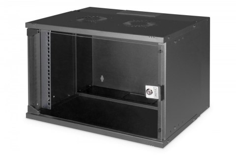 Szafa sieciowa wisząca 19" 7U, SOHO PRO 370 x 540 x 400 mm, nośność 60kg, drzwi szyba, niezłożona, Czarna Szafa sieciowa wisząca 19" 7U, SOHO PRO 370 x 540 x 400 mm, nośność 60kg, drzwi szyba, niezłożona, Czarna