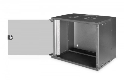 Szafa sieciowa wisząca 19" 9U, SOHO PRO 460 x 540 x 400 mm, nośność 60kg, drzwi szyba, niezłożona, Czarna Szafa sieciowa wisząca 19" 9U, SOHO PRO 460 x 540 x 400 mm, nośność 60kg, drzwi szyba, niezłożona, Czarna
