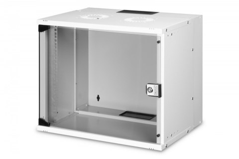 Szafa sieciowa wisząca 19" 9U, SOHO PRO 460 x 540 x 400 mm, nośność 60kg, drzwi szyba, niezłożona, Szara Szafa sieciowa wisząca 19" 9U, SOHO PRO 460 x 540 x 400 mm, nośność 60kg, drzwi szyba, niezłożona, Szara