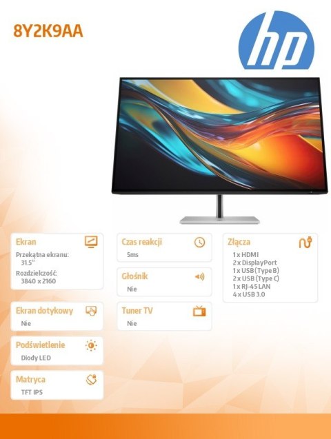 Monitor S7 Pro 732pk 4K Thunderbolt 4 8Y2K9AA Monitor S7 Pro 732pk 4K Thunderbolt 4 8Y2K9AA