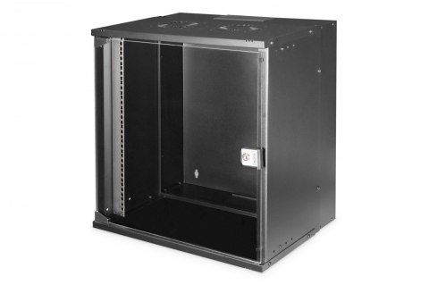 Szafa sieciowa wisząca 19" 12U, SOHO PRO 595 x 540 x 400 mm, nośność 60kg, drzwi szyba, niezłożona, Czarna Szafa sieciowa wisząca 19" 12U, SOHO PRO 595 x 540 x 400 mm, nośność 60kg, drzwi szyba, niezłożona, Czarna