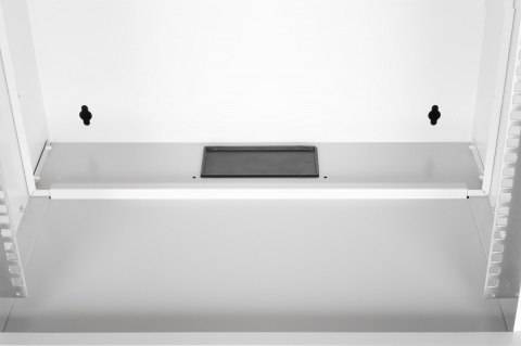 Szafa sieciowa wisząca 19" 12U, SOHO PRO 595 x 540 x 400 mm, nośność 60kg, drzwi szyba, niezłożona, Szara Szafa sieciowa wisząca 19" 12U, SOHO PRO 595 x 540 x 400 mm, nośność 60kg, drzwi szyba, niezłożona, Szara