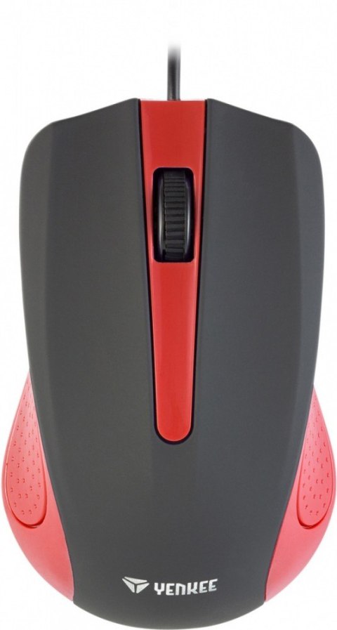 Mysz przewodowa USB 3 przyciski, gumowana powierzchnia Mysz przewodowa USB 3 przyciski, gumowana powierzchnia