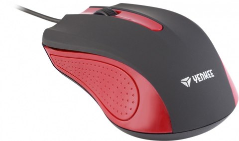 Mysz przewodowa USB 3 przyciski, gumowana powierzchnia Mysz przewodowa USB 3 przyciski, gumowana powierzchnia