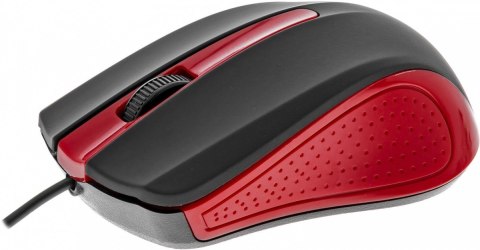 Mysz przewodowa USB 3 przyciski, gumowana powierzchnia Mysz przewodowa USB 3 przyciski, gumowana powierzchnia