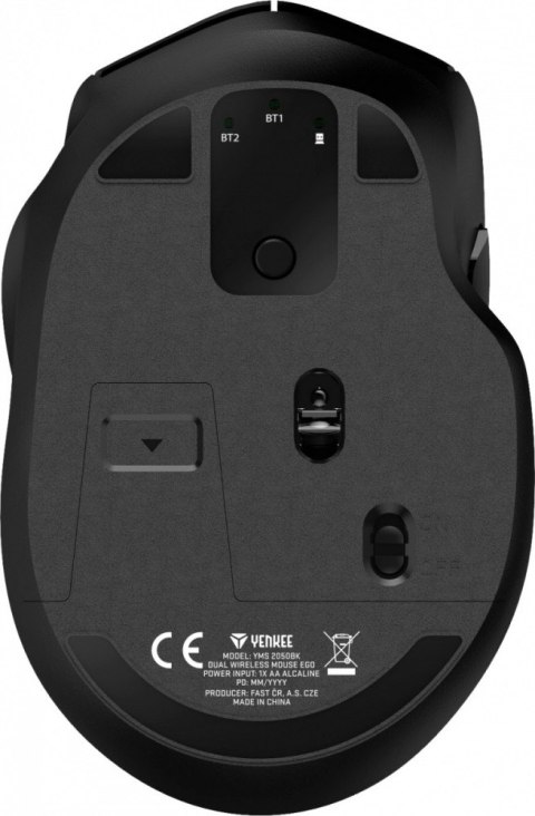 Mysz bezprzewodowa 2,4GHz DUAL WiFI+Bluetooth Mysz bezprzewodowa 2,4GHz DUAL WiFI+Bluetooth