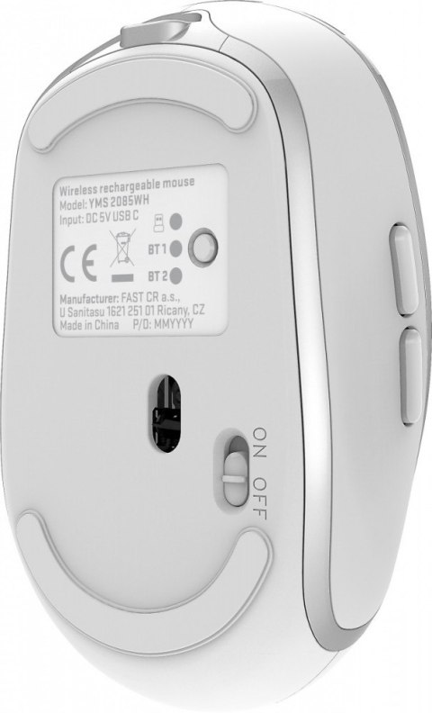 Mysz bezprzewodowa DUAL WiFi+Bluetooth akumulator 5 przycisków Mysz bezprzewodowa DUAL WiFi+Bluetooth akumulator 5 przycisków