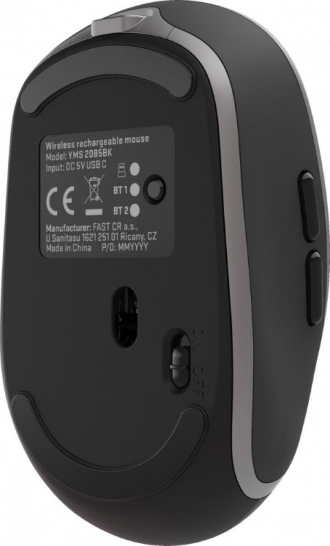 Mysz bezprzewodowa Dual WiFi+Bluetooth akumulator 5 przycisków Mysz bezprzewodowa Dual WiFi+Bluetooth akumulator 5 przycisków