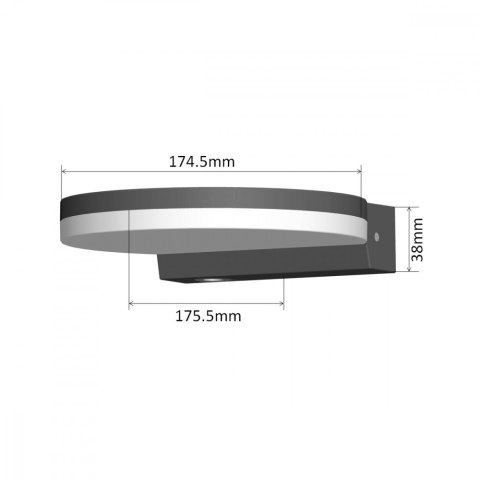 Lampa LED zewnętrzna 15W MCE346W Biała Lampa LED zewnętrzna 15W MCE346W Biała