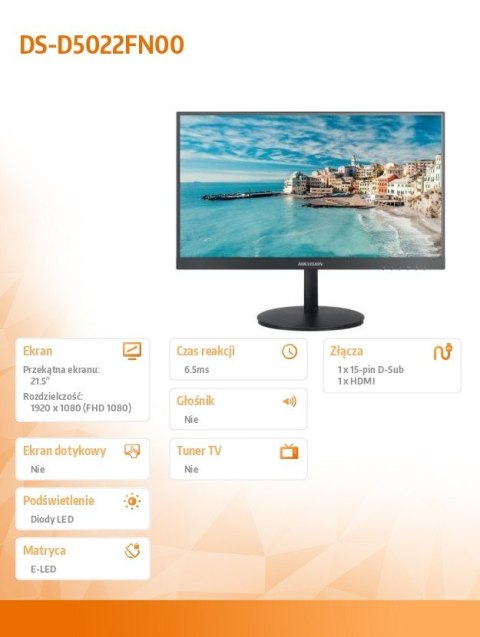 Monitor DS-D5022FN00 Monitor DS-D5022FN00