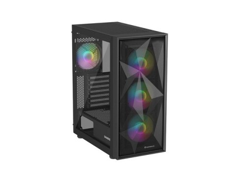 Obudowa Genesis Diaxid 605 ARGB MIDI TOWER USB-C Czarna Obudowa Genesis Diaxid 605 ARGB MIDI TOWER USB-C Czarna