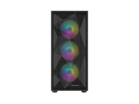 Obudowa Genesis Diaxid 605 ARGB MIDI TOWER USB-C Czarna Obudowa Genesis Diaxid 605 ARGB MIDI TOWER USB-C Czarna