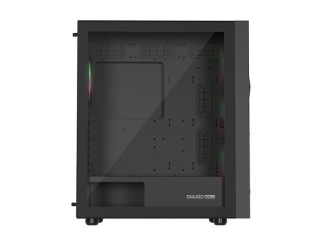 Obudowa Genesis Diaxid 605 ARGB MIDI TOWER USB-C Czarna Obudowa Genesis Diaxid 605 ARGB MIDI TOWER USB-C Czarna