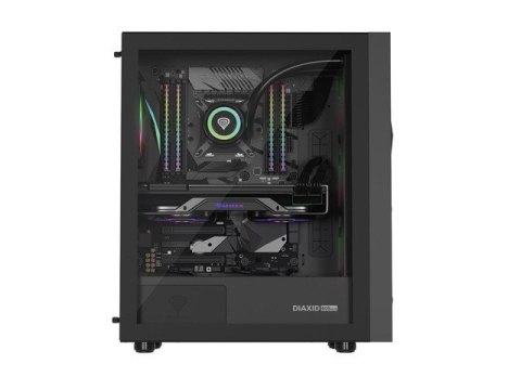 Obudowa Genesis Diaxid 605 ARGB MIDI TOWER USB-C Czarna Obudowa Genesis Diaxid 605 ARGB MIDI TOWER USB-C Czarna