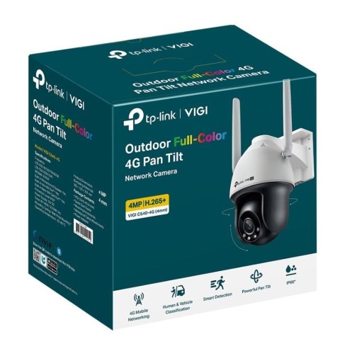 Kamera VIGI C540-4G(4mm) 4MP 4G LTE Full-Color Pan/Tilt Kamera VIGI C540-4G(4mm) 4MP 4G LTE Full-Color Pan/Tilt