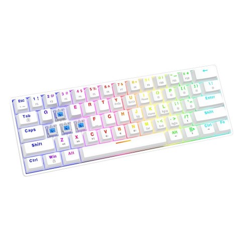 Klawiatura mechaniczna Whiteout X2, Blue Outemu, Hot Swap Klawiatura mechaniczna Whiteout X2, Blue Outemu, Hot Swap