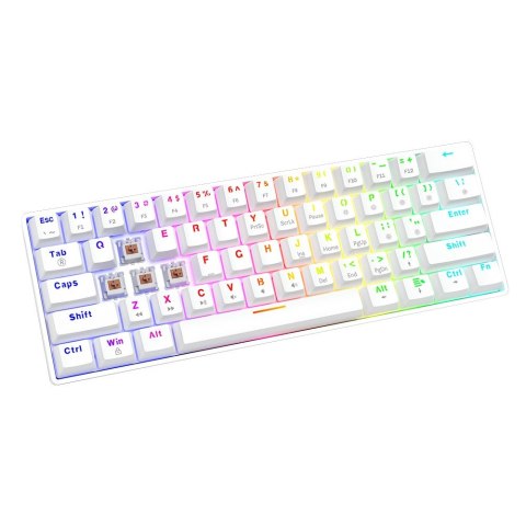 Klawiatura mechaniczna Whiteout X2, Brown Outemu, Hot Swap Klawiatura mechaniczna Whiteout X2, Brown Outemu, Hot Swap