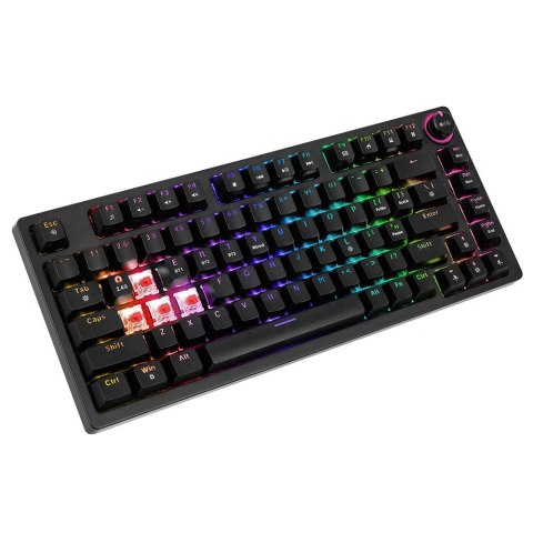 Klawiatura mechaniczna bezprzewodowa PHENIX Gateron Red Pro, ABS Klawiatura mechaniczna bezprzewodowa PHENIX Gateron Red Pro, ABS
