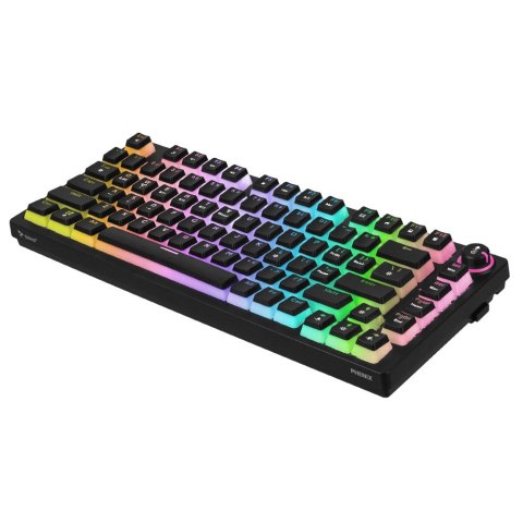 Klawiatura mechaniczna bezprzewodowa PHENIX, Gateron Yellow Pro, Pudding Klawiatura mechaniczna bezprzewodowa PHENIX, Gateron Yellow Pro, Pudding