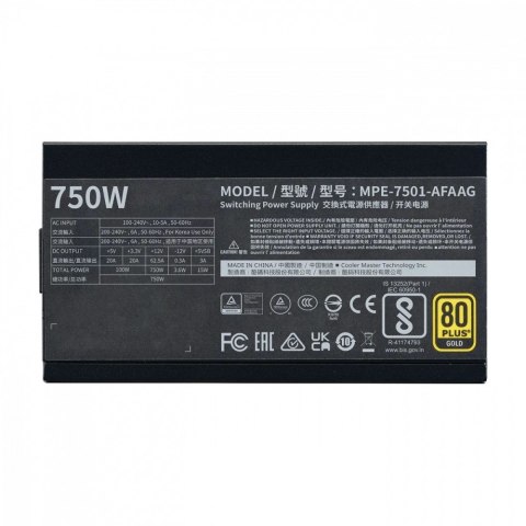 Zasilacz MWE Gold 750 V2 ATX 3.0 Ready Zasilacz MWE Gold 750 V2 ATX 3.0 Ready