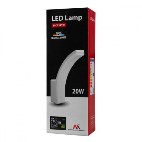 Lampa LED MCE511 W 20W IP65 4000K Lampa LED MCE511 W 20W IP65 4000K
