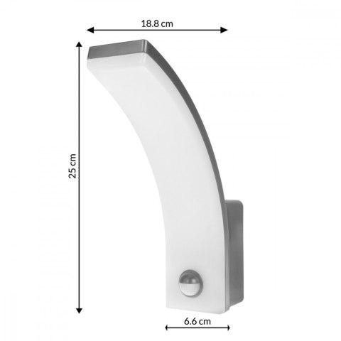 Lampa LED z czujnikiem ruchu MCE512 GR Lampa LED z czujnikiem ruchu MCE512 GR