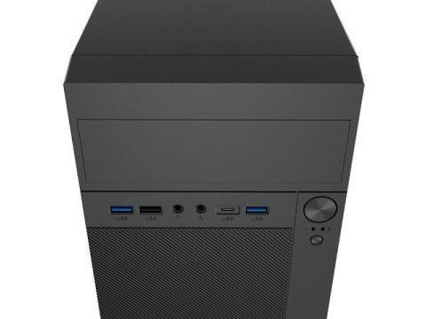 Obudowa Helix USB-C MATX Mini Tower Czarna Obudowa Helix USB-C MATX Mini Tower Czarna