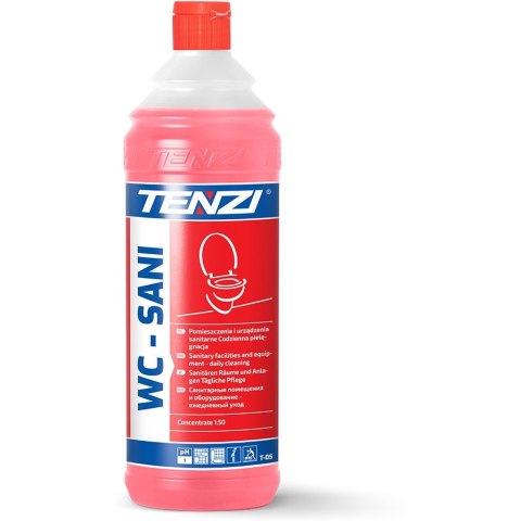 Płyn TENZI WC-SANI do mycia sanitariatów 1l. koncentrat (T-05) Płyn TENZI WC-SANI do mycia sanitariatów 1l. koncentrat (T-05)