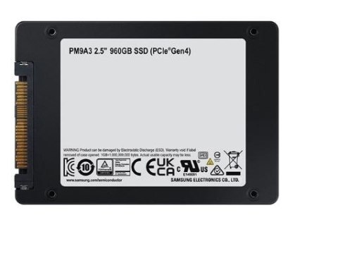 Dysk SSD PM9A3 U.2DCT 1920GB MZQL21T9HCJR-00W07 NVMe Dysk SSD PM9A3 U.2DCT 1920GB MZQL21T9HCJR-00W07 NVMe