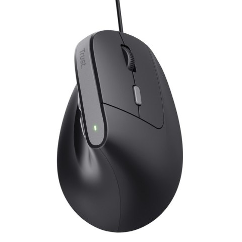 Mysz ergonomiczna przewodowa Bayo II czarna Mysz ergonomiczna przewodowa Bayo II czarna