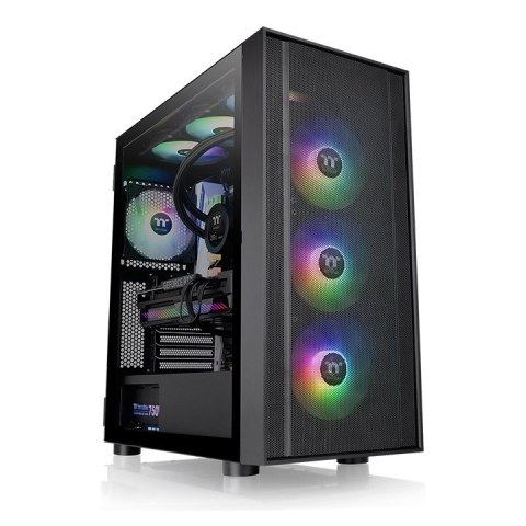Obudowa - H570 Tempered Glass 3x12cm ARGB Czarna Obudowa - H570 Tempered Glass 3x12cm ARGB Czarna