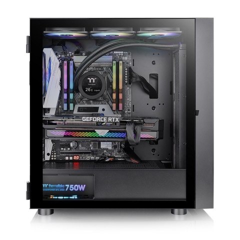 Obudowa - H570 Tempered Glass 3x12cm ARGB Czarna Obudowa - H570 Tempered Glass 3x12cm ARGB Czarna
