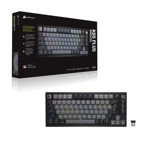 Klawiatura K65 Plus Wireless 75% RGB Klawiatura K65 Plus Wireless 75% RGB