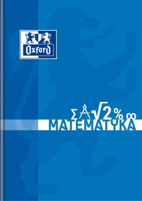 Brulion A5 80k kratka margines szyty MATEMATYKA 400128310 OXFORD Brulion A5 80k kratka margines szyty MATEMATYKA 400128310 OXFORD