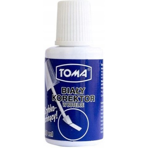 Korektor w płynie 20ml TO-018 z gąbką szybkoschnący Korektor w płynie 20ml TO-018 z gąbką szybkoschnący