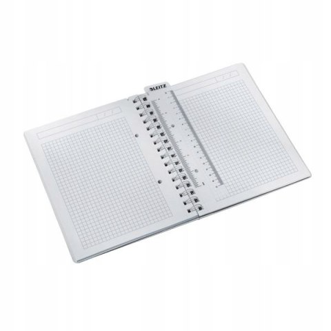 Kołonotatnik w kratkę A5 PP Leitz WOW, żółty 46410016 Kołonotatnik w kratkę A5 PP Leitz WOW, żółty 46410016