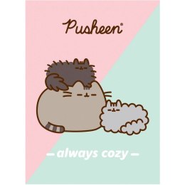 Zeszyt szkolny A4 32 kartki w kratkę laminowany PUSHEEN ST.MAJEWSKI