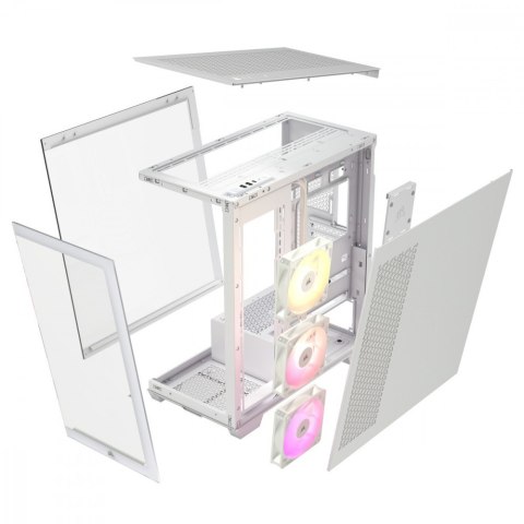 Obudowa 3500X ICUE LINK RGB TG Mid-Tower biała Obudowa 3500X ICUE LINK RGB TG Mid-Tower biała